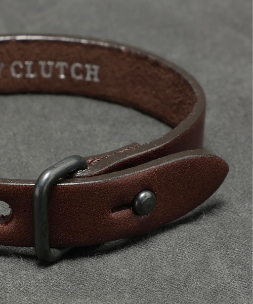 RING SLIM BRACELET - 栃木レザー（レザーブレスレット