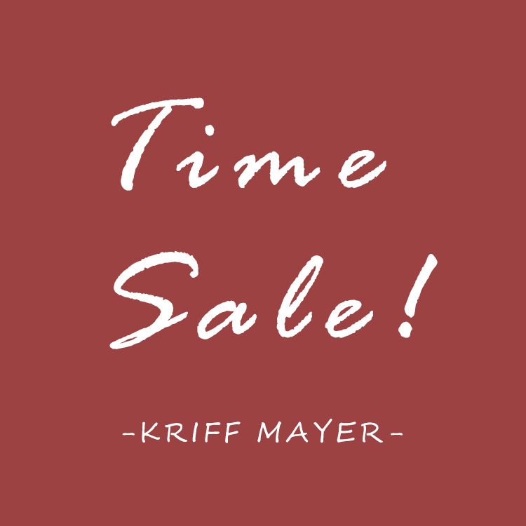 KRIFF MAYERiNtC[j̃Vbvj[XuTIME SALE JÒIv