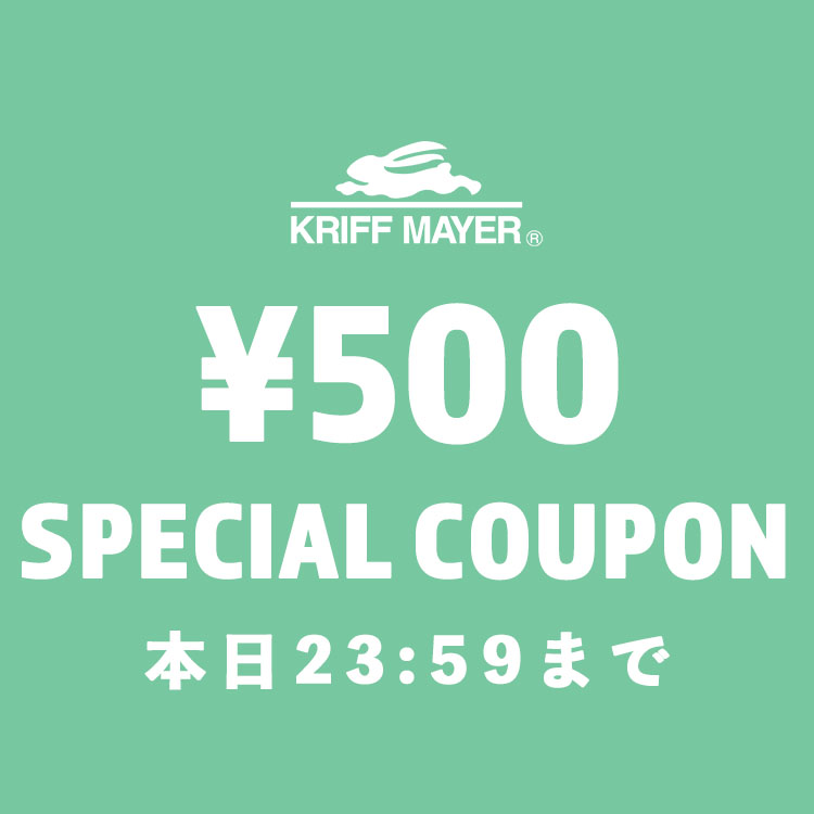 KRIFF MAYER�i�N���t���C���[�j�̃V���b�v�j���[�X�u�y�{������z500�~�N�[�|���I�v