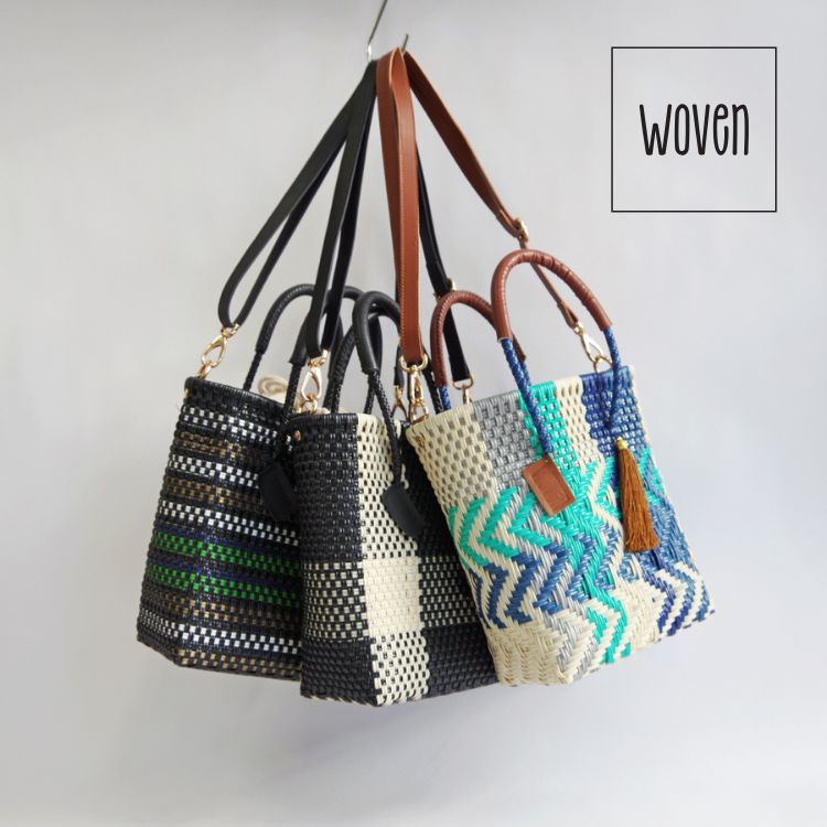 楽天市場】【再入荷】【WOVEN ウーヴン】 メルカドバッグ