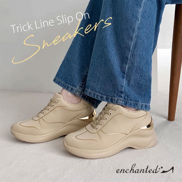 シスー　エンチャンテッド ニット 柔らか】SNEEKE エアライクジュエルスリッポンスニーカー