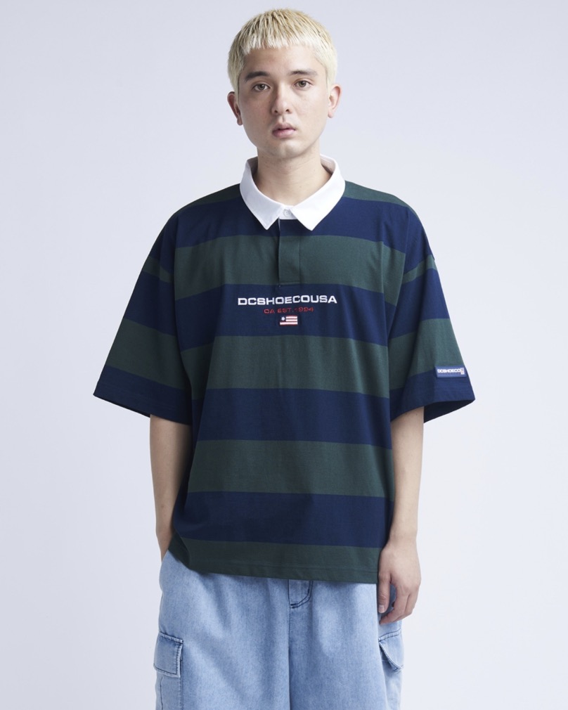 セール】23 WS BORDER POLO LS/DCドローコード付きボーダー セール】23 WS BORDER POLO LS/DCドローコード付きボーダー