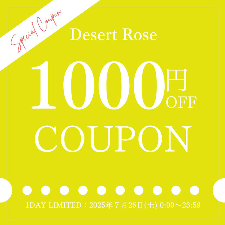 Desert RoseifU[g[Yj̃Vbvj[Xuy!!zDESERT ROSEł̂Ɏg1000~OFFXyVN[|v[g v