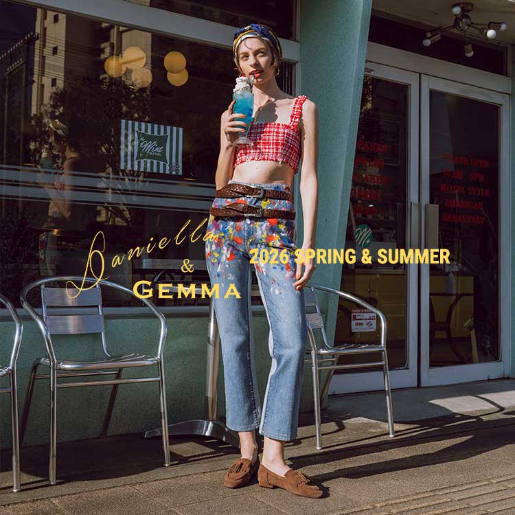 Daniella & GEMMA�i�_�j�G���A���h�W�F�}�j�̃V���b�v�j���[�X�u�y�V��z�f���ɗ����ẴX�G�[�h�V���[�Y���T���_���v