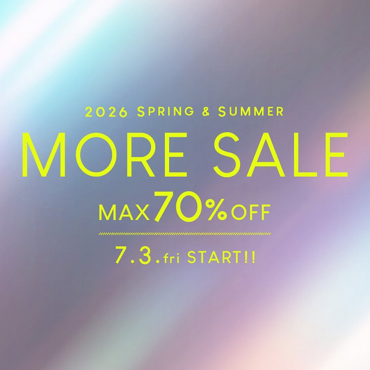 UNBILLION�i�A���r���I���j�̃V���b�v�j���[�X�uMORE SALE STAR�v