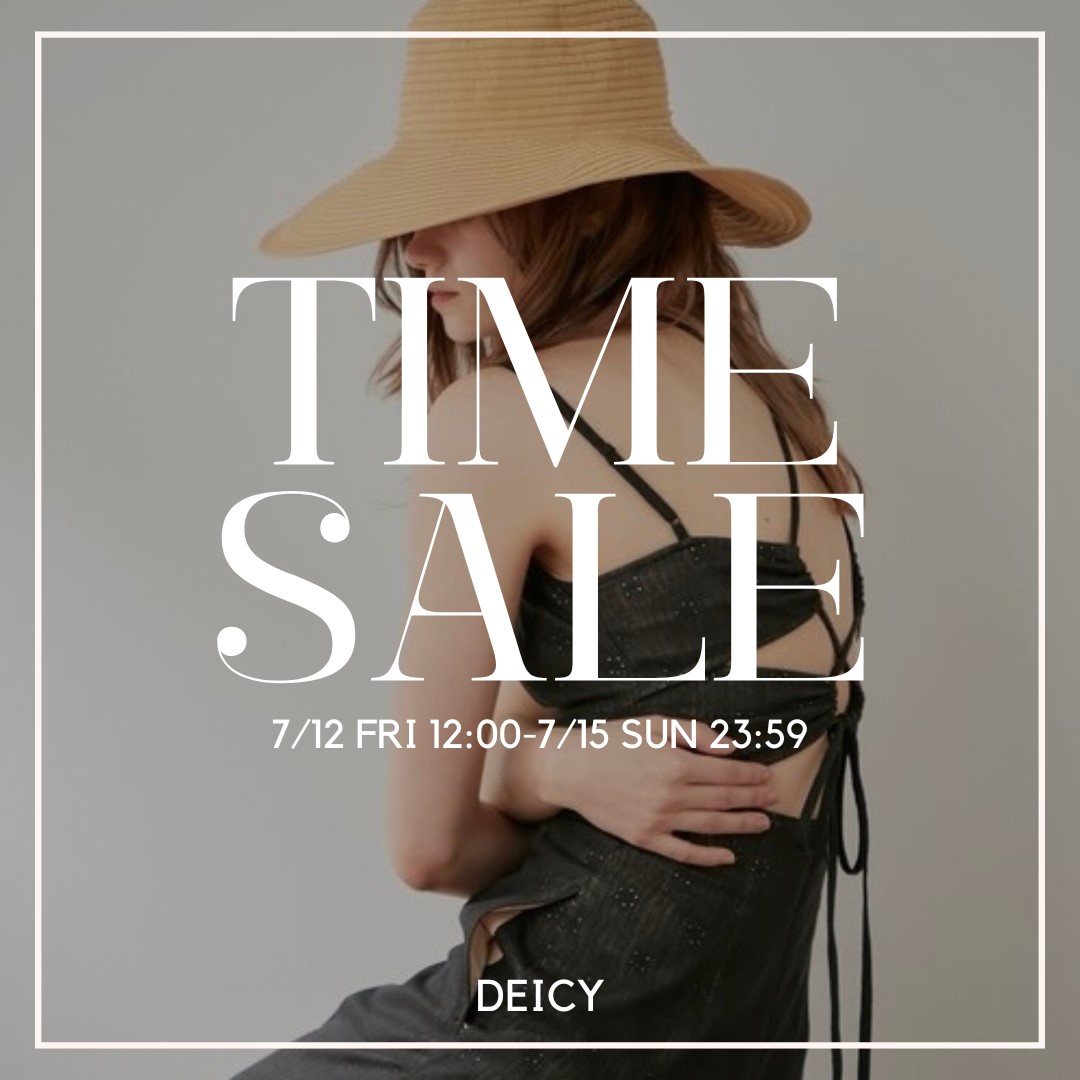 DEICY｜デイシーのトピックス「＼タイムセール開催中／セールアイテムがMAX71％！お得にお買い物できるのはZOZOだけ！」 - ZOZOTOWN