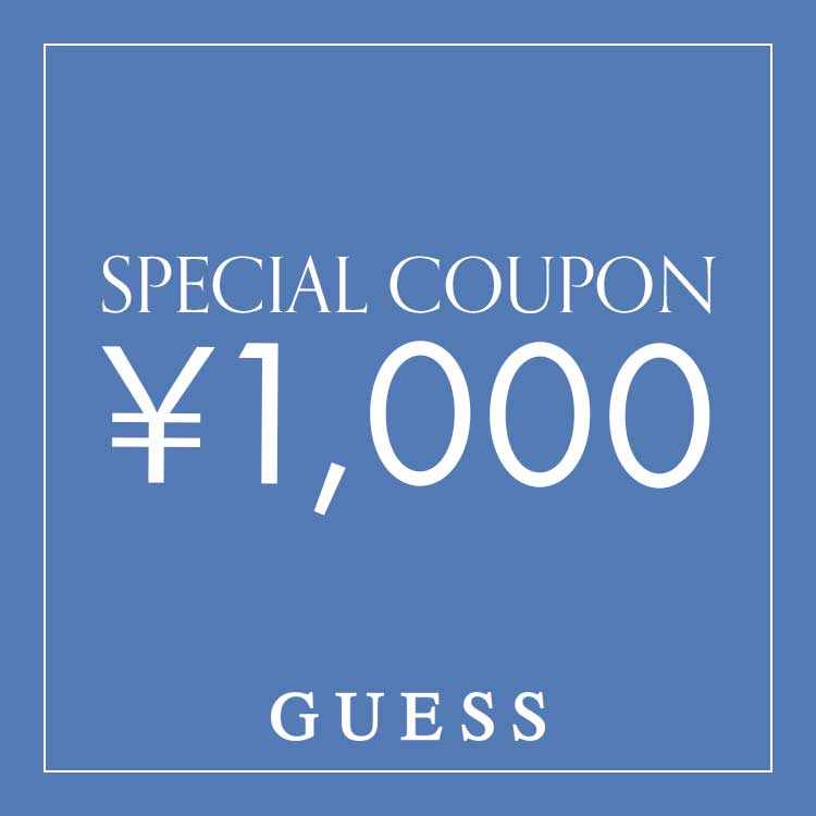 GUESS�i�Q�X�j�̃V���b�v�j���[�X�u�y��1,000�N�[�|���z�{������I�I�v