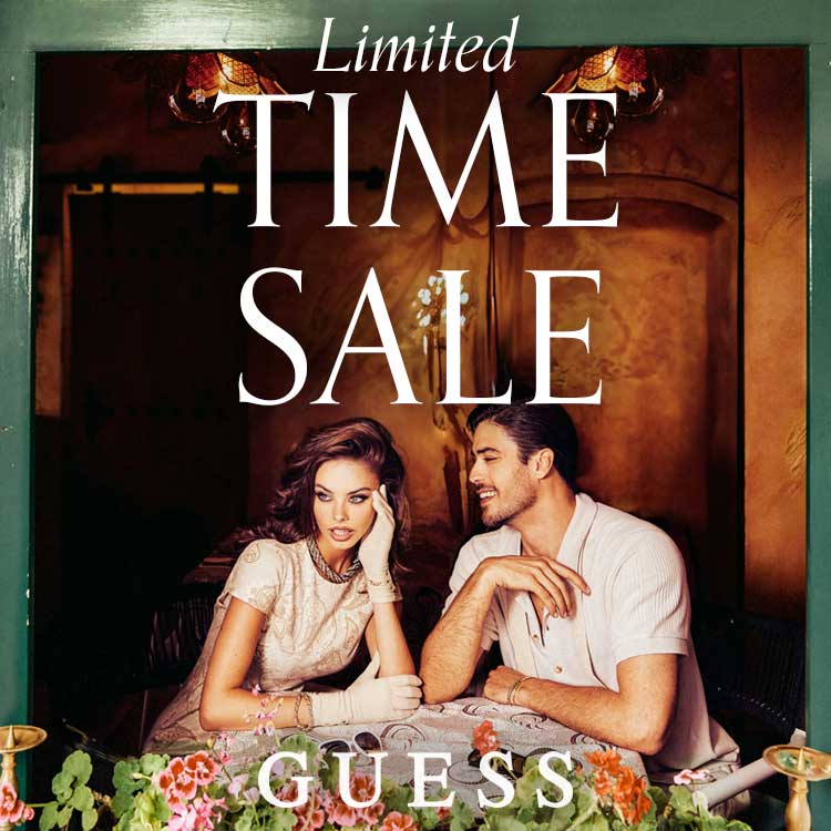 GUESS�i�Q�X�j�̃V���b�v�j���[�X�u�^�C���Z�[���J�Ò��ł��I�v