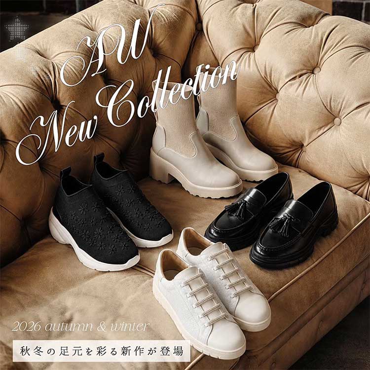 ANDEX shoes product�i�A���f�b�N�X�V���[�Y�v���_�N�g�j�̃V���b�v�j���[�X�ucoca 26AW COLLECTION�v