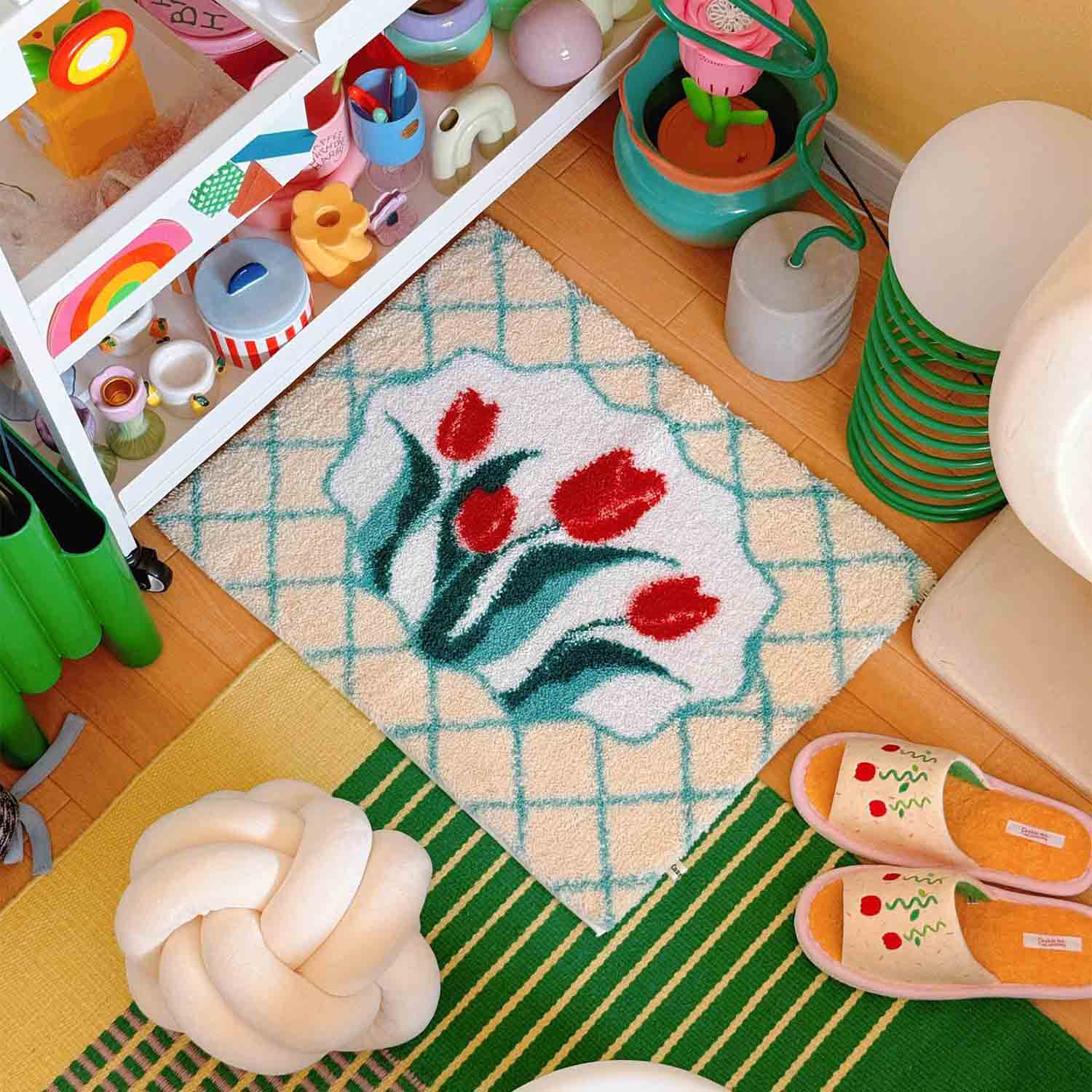 Casselini ホーム チューリップ掛布団カバー　枕カバー Casselini HOME(キャセリーニ ホーム)チューリップ掛布団カバー