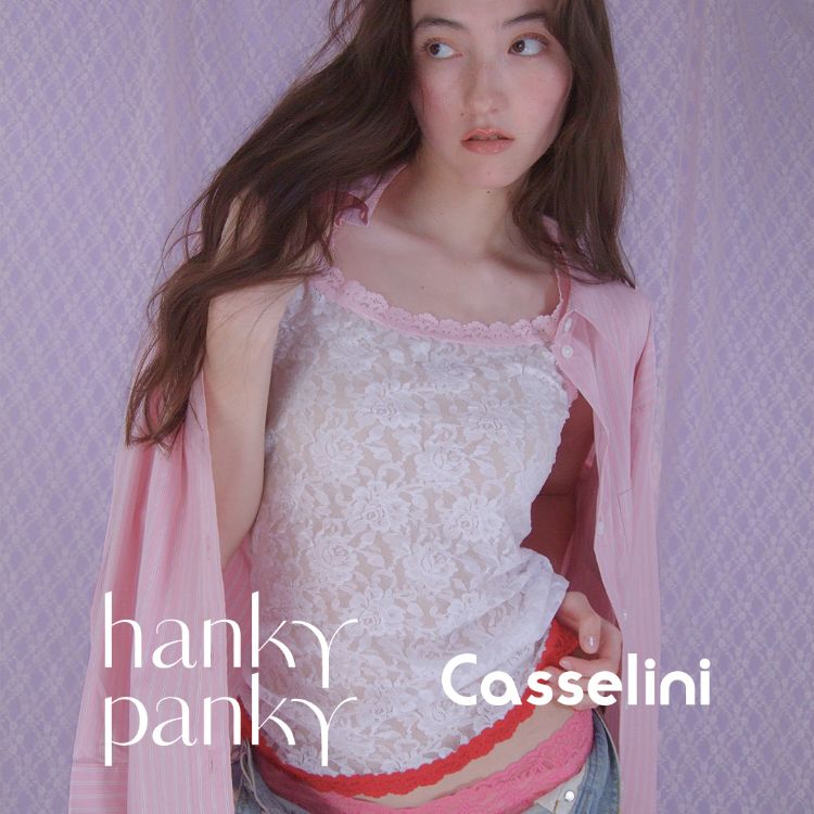 CASSELINI�i�L���Z���[�j�j�̃V���b�v�j���[�X�u�yhanky panky × Casselini�z�Ƃ��߂��z�F���|�C���g��R���{�A�C�e���o��I�v