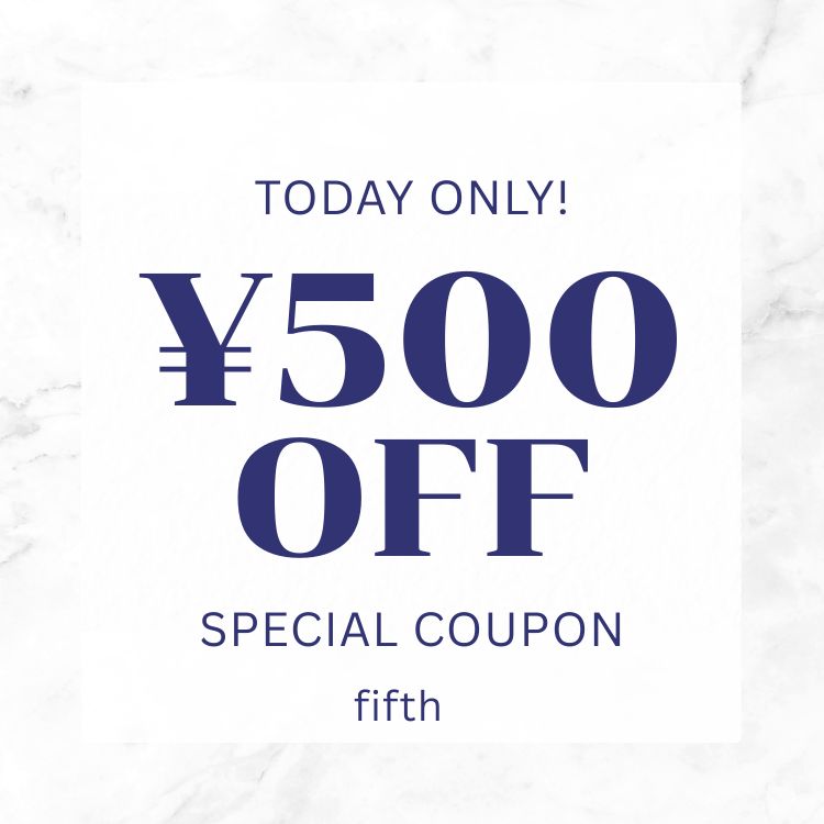 fifth�i�t�B�t�X�j�̃V���b�v�j���[�X�u�y�{������z500�~�N�[�|���z�z���I�v
