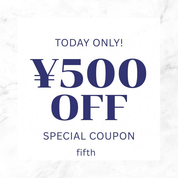 fifth�i�t�B�t�X�j�̃V���b�v�j���[�X�u�y�{������z500�~�N�[�|���z�z���I �v