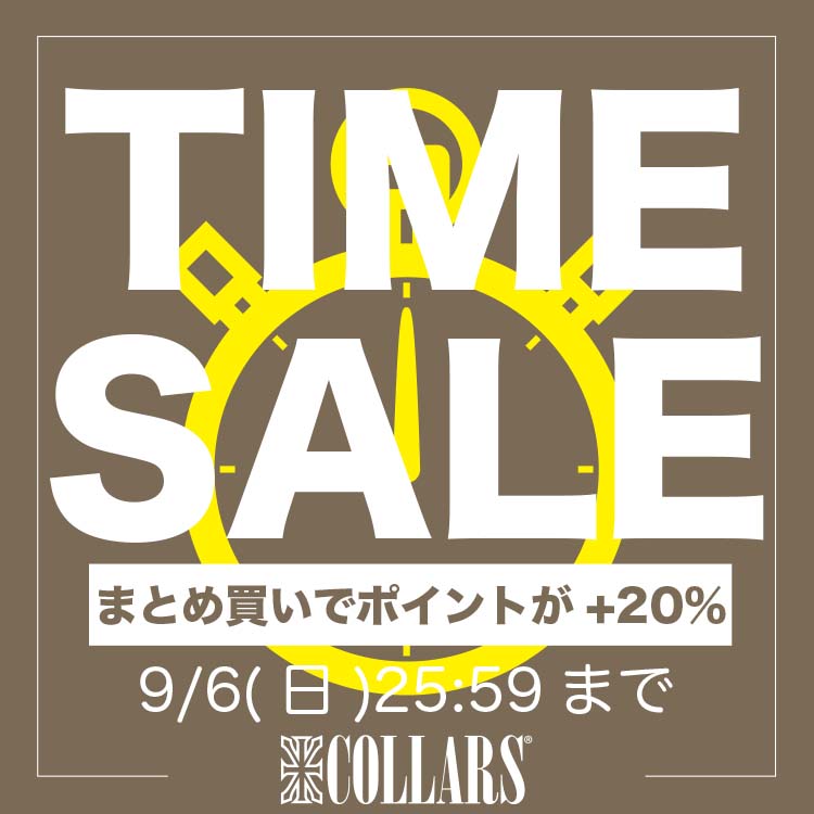 COLLARS�i�J���[�Y�j�̃V���b�v�j���[�X�u�y�T���^�C���Z�[���J�Ò����z9/6(��)25:59�܂Łv