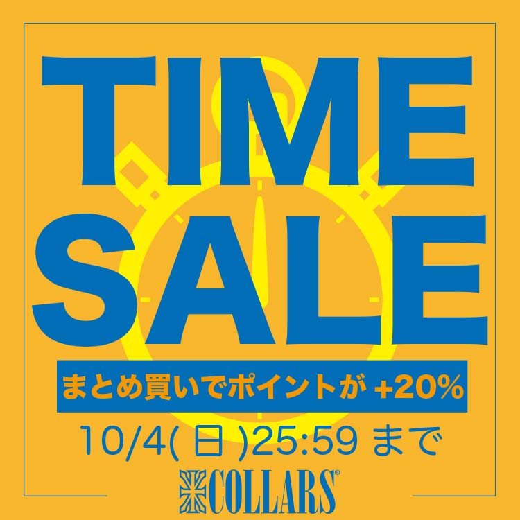COLLARS�i�J���[�Y�j�̃V���b�v�j���[�X�u�y�T���^�C���Z�[���J�Ò����z10/4(��)25:59�܂Łv