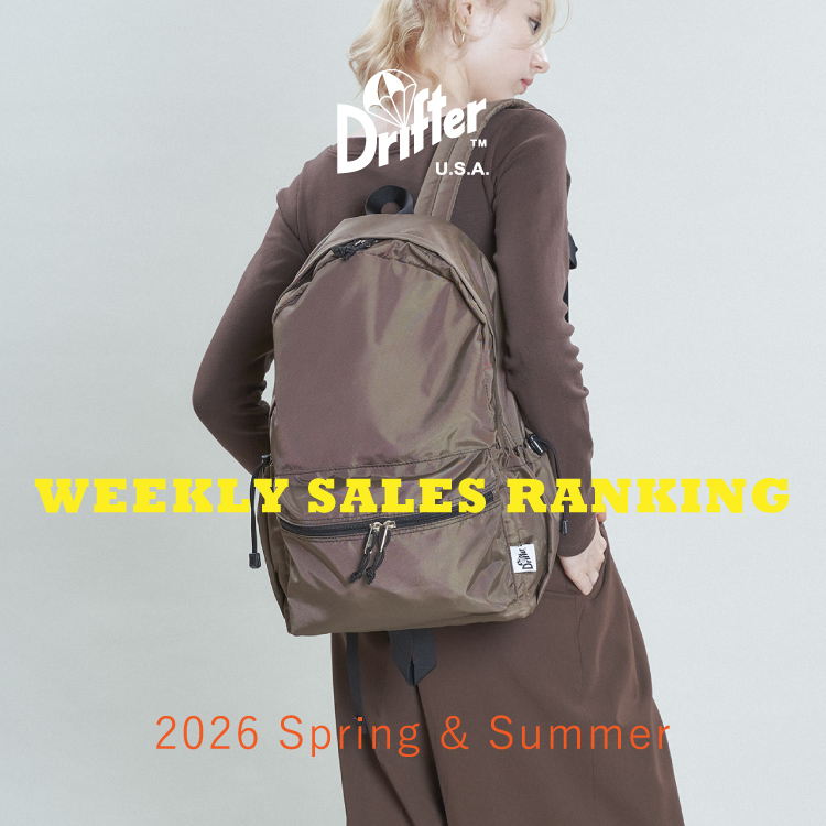 Drifter STORE�i�h���t�^�[�X�g�A�j�̃V���b�v�j���[�X�uDrifter STORE WEEKLY SALES RANKING !!!�v