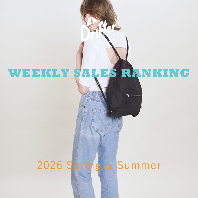Drifter STORE�i�h���t�^�[�X�g�A�j�̃V���b�v�j���[�X�uDrifter STORE WEEKLY SALES RANKING !!!�v