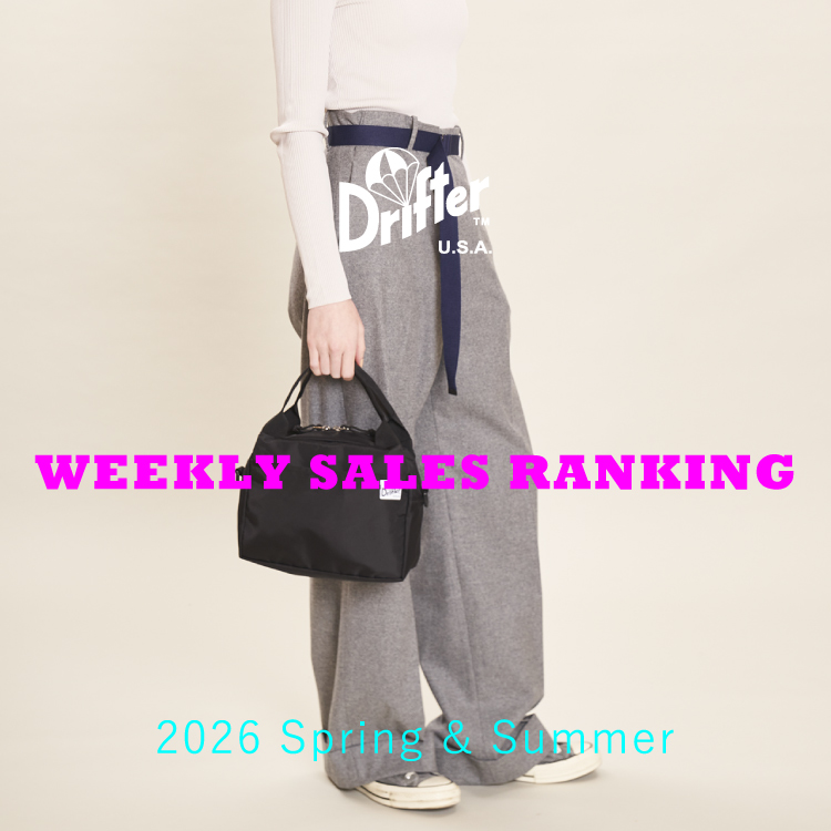 Drifter STORE�i�h���t�^�[�X�g�A�j�̃V���b�v�j���[�X�uDrifter STORE WEEKLY SALES RANKING !!!�v