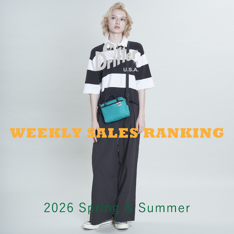 Drifter STORE�i�h���t�^�[�X�g�A�j�̃V���b�v�j���[�X�uDrifter STORE WEEKLY SALES RANKING !!!�v