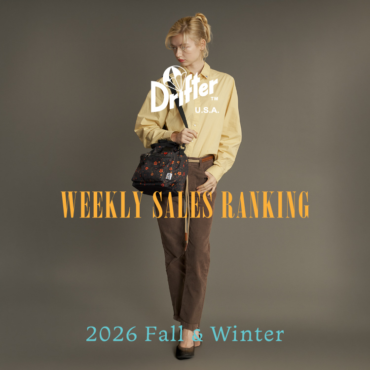 Drifter STORE�i�h���t�^�[�X�g�A�j�̃V���b�v�j���[�X�uDrifter STORE WEEKLY SALES RANKING !!!�v