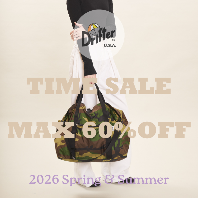 Drifter STORE�i�h���t�^�[�X�g�A�j�̃V���b�v�j���[�X�u��8/19�`8/23�y�`60��OFF�zSpring-Summer TIME SALE�I�� �v