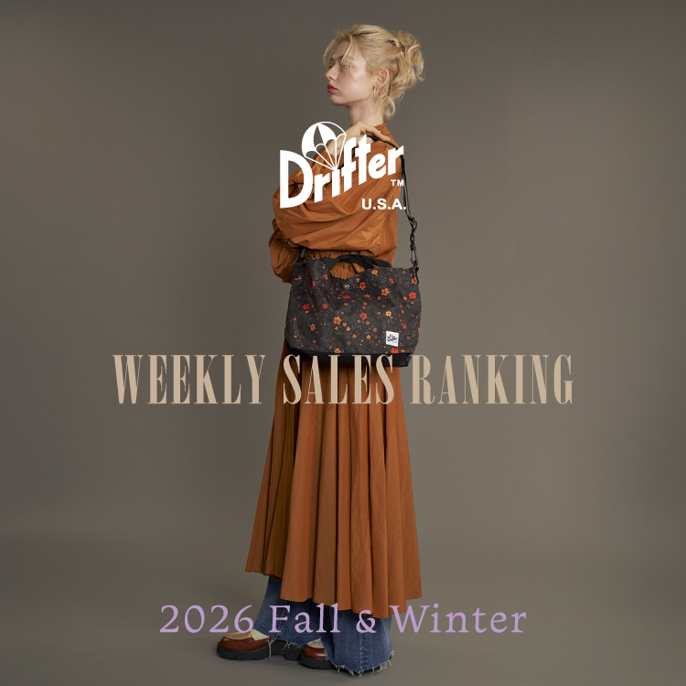 Drifter STORE�i�h���t�^�[�X�g�A�j�̃V���b�v�j���[�X�uDrifter STORE WEEKLY SALES RANKING !!!�v