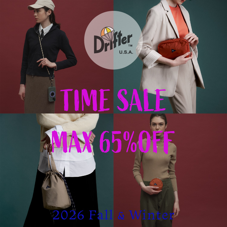 Drifter STORE�i�h���t�^�[�X�g�A�j�̃V���b�v�j���[�X�u��10/23�`10/25�y�`65��OFF�zFall-Winter TIME SALE�I���v