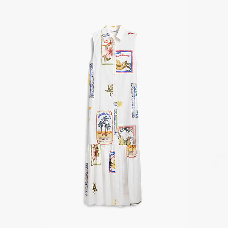 デシグアル　美品ワンピース　コラボ Desigual ワンピース 「Desigual x Tyler McGillivary」アマゾン