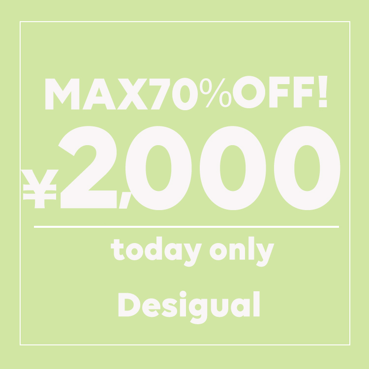 DesigualifVOAj̃Vbvj[XuyDesigual/fVOAz{I2,000~OFFN[|70%OFF v