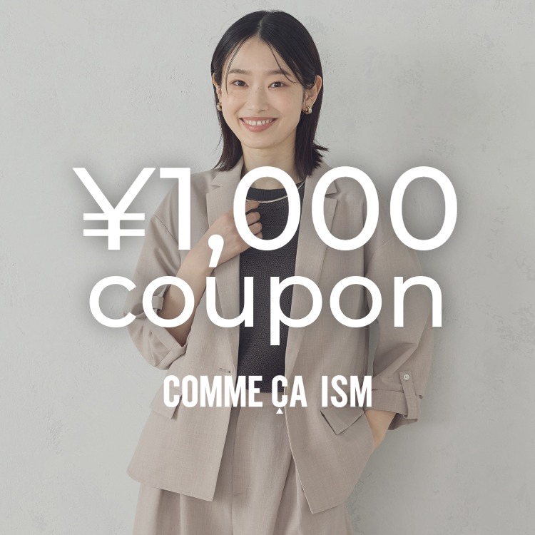 COMME CA ISMiRTCYj̃Vbvj[Xu1,000N[|łɂIv