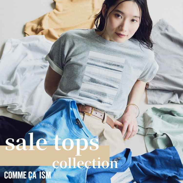 COMME CA ISM�i�R���T�C�Y���j�̃V���b�v�j���[�X�usale tops collection�v
