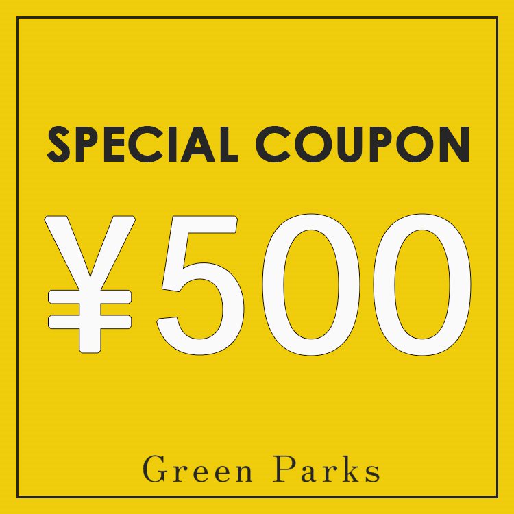 Green Parks�i�O���[���p�[�N�X�j�̃V���b�v�j���[�X�u�y�{������z��500�~�N�[�|�����s���I�v