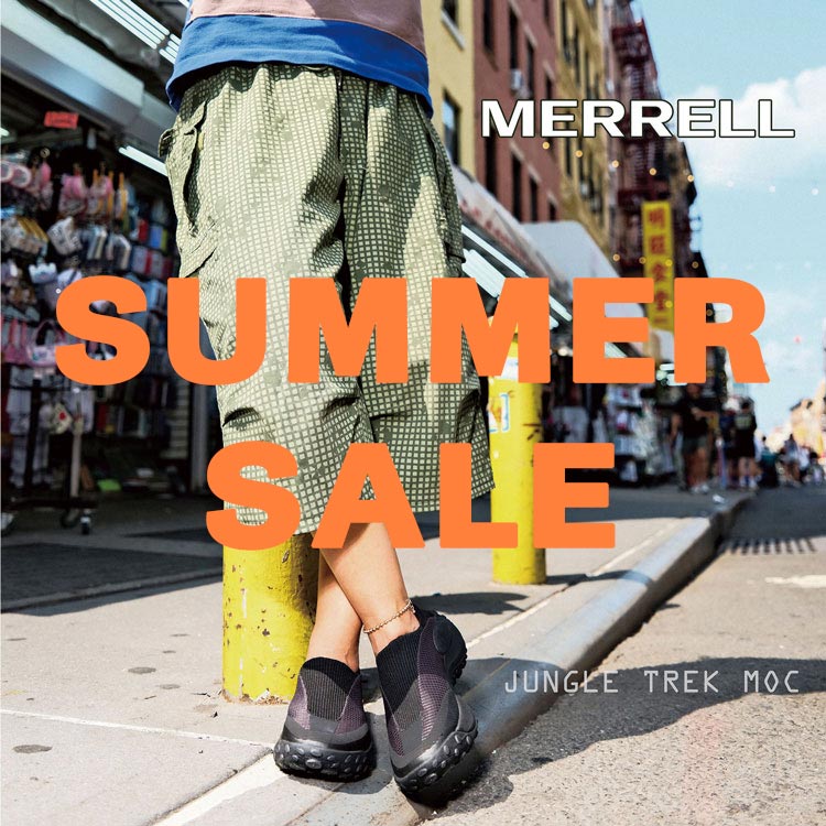 MERRELL�i�������j�̃V���b�v�j���[�X�u�yMERRELL�zSUMMER SALE�J�Ò��I�v