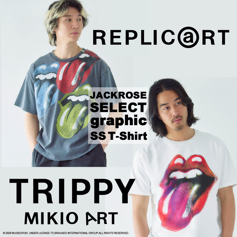 JACKROSE�i�W���b�N���[�Y�j�̃V���b�v�j���[�X�u�yJACKROSE�z�C�`�I�V�Z���N�g�u�����h������I�ȃO���t�B�b�NSST�V���c���������ׁI�v