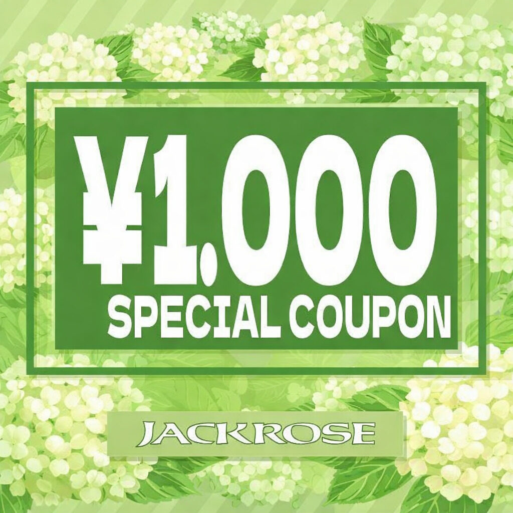 JACKROSE�i�W���b�N���[�Y�j�̃V���b�v�j���[�X�u�y��1,000 OFF���^�C���Z�[���ŏI���z�{�������I�I�v