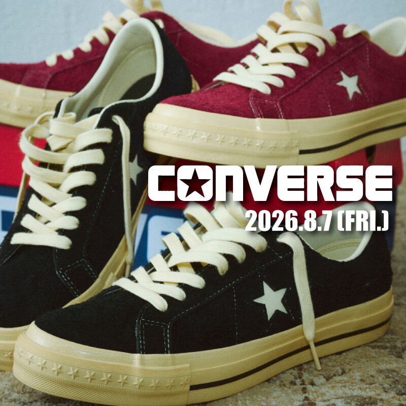 JACKROSE�i�W���b�N���[�Y�j�̃V���b�v�j���[�X�uCONVERSE ONE STAR AGED SUEDE AG �{���̔�START�v