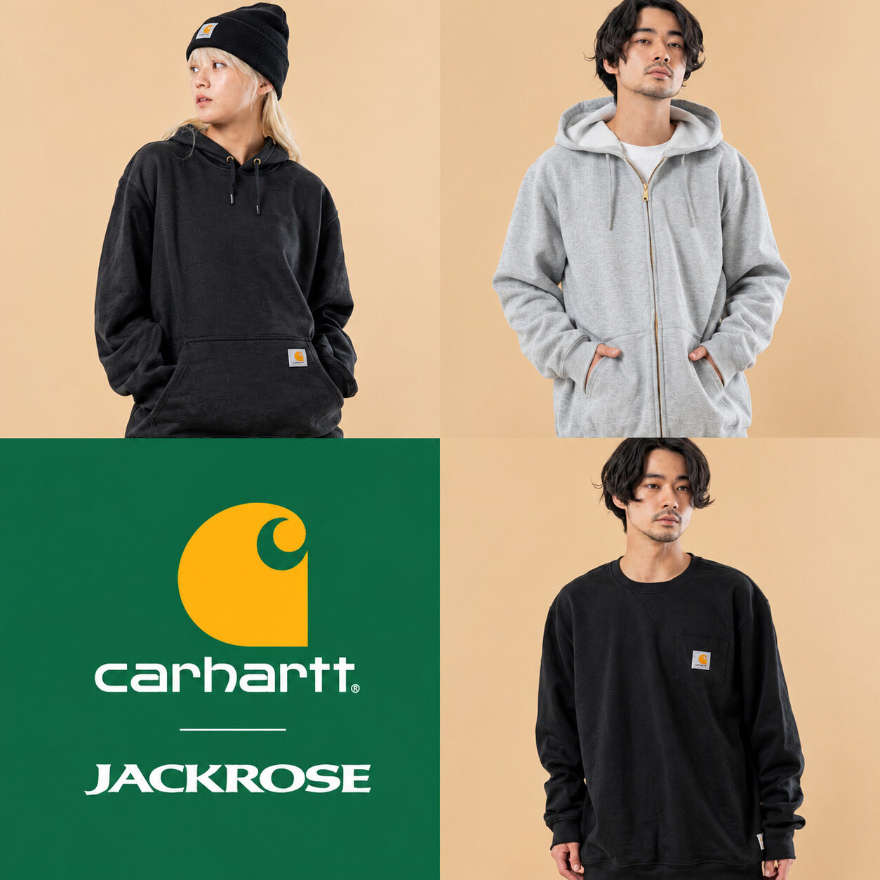 JACKROSE�i�W���b�N���[�Y�j�̃V���b�v�j���[�X�u���[�N�u�����h�Ȃ�ł͂̃N�I���e�B�A�x�����ꑱ����Carhartt(�J�[�n�[�g)�v