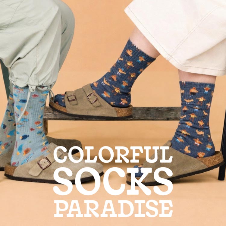 gym master�i�W���}�X�^�[�j�̃V���b�v�j���[�X�u�ygym master�zCOLORFUL SOCKS PARADE�I�v