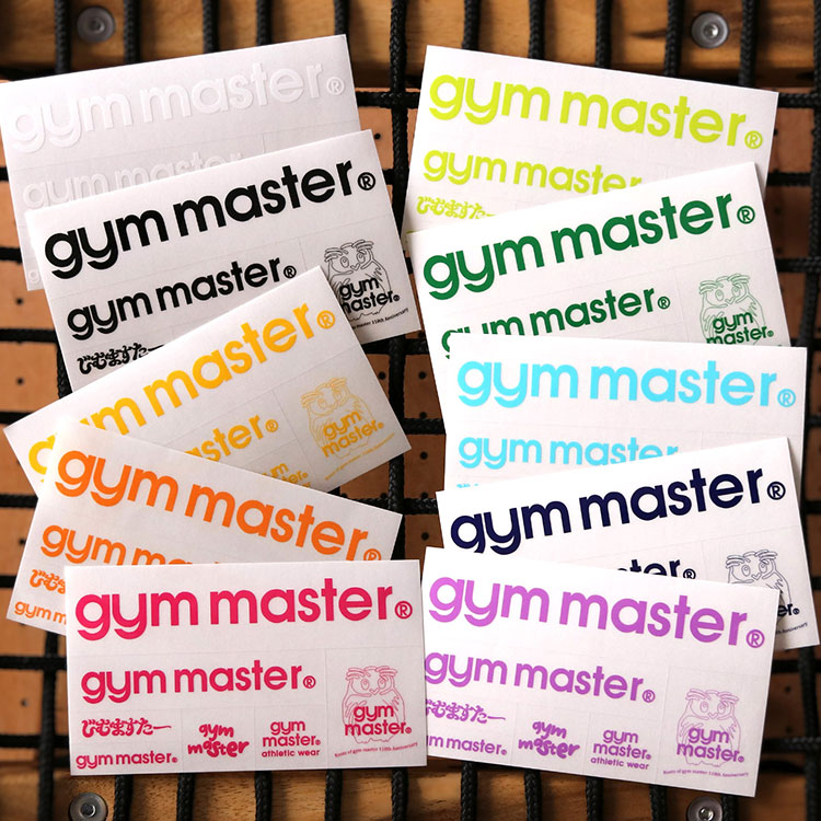 gym master�i�W���}�X�^�[�j�̃V���b�v�j���[�X�u�ygym master�z���j���[�A���������S�X�e�b�J�[�v