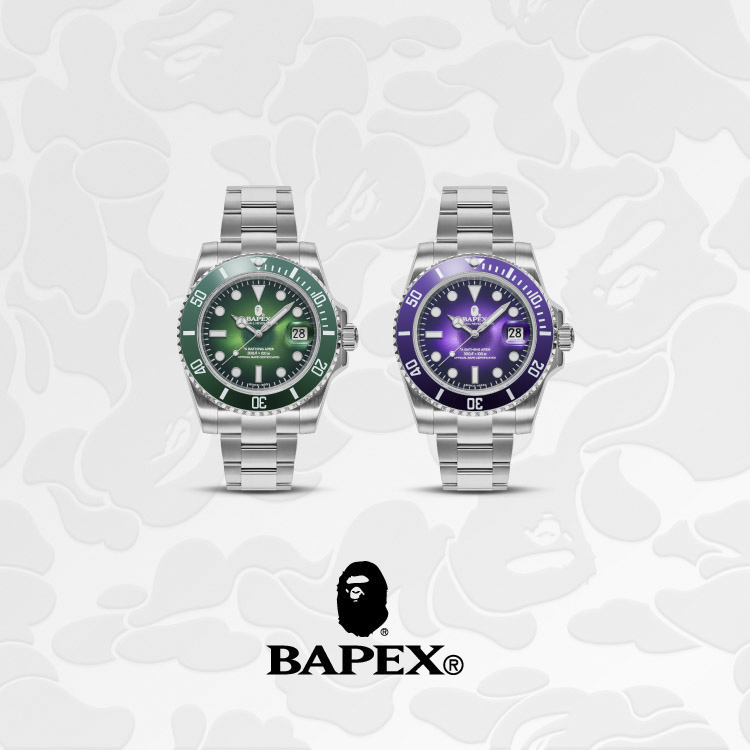 A BATHING APE｜ア ベイシング エイプのトピックス「【PIC UP】グラデーションダイアルのTYPE 1 BAPEXが登場。」 -  ZOZOTOWN