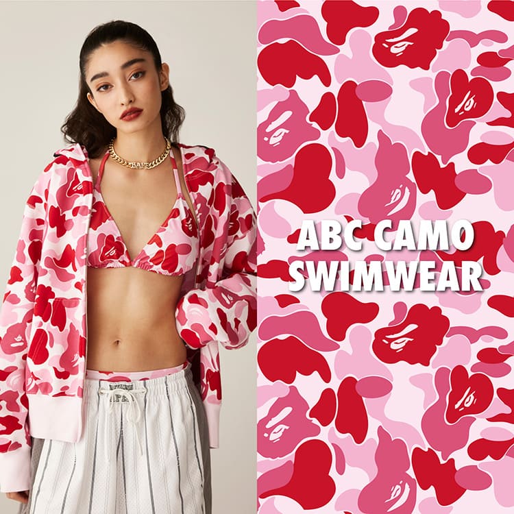 A BATHING APEiA xCVO GCvj̃Vbvj[XuyPRE-ORDERzABC CAMO SWIMWEARēoIA BATHING APE v