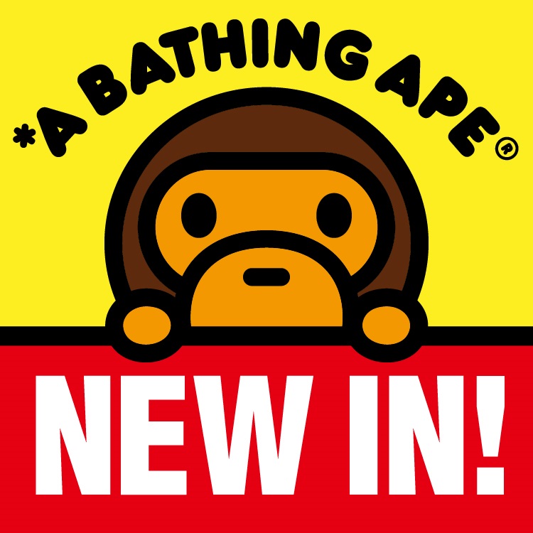 A BATHING APE�i�A �x�C�V���O �G�C�v�j�̃V���b�v�j���[�X�u�yNEW IN�z�V���A�C�e���v