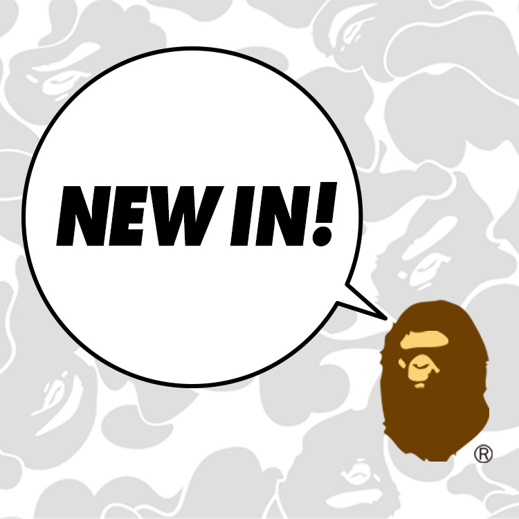 A BATHING APE�i�A �x�C�V���O �G�C�v�j�̃V���b�v�j���[�X�u�yNEW IN�z�V���A�C�e���v