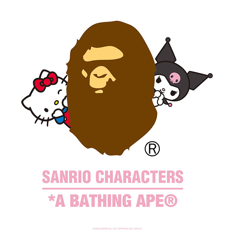 A BATHING APE�i�A �x�C�V���O �G�C�v�j�̃V���b�v�j���[�X�uBAPE X SANRIO CHARACTERS��A BATHING APE�v