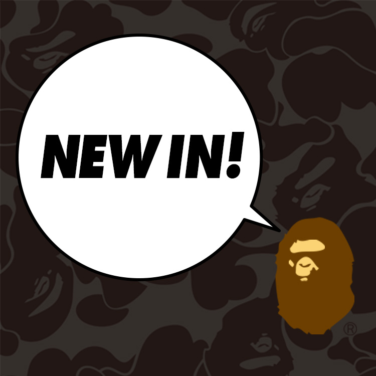 A BATHING APE�i�A �x�C�V���O �G�C�v�j�̃V���b�v�j���[�X�u�yNEW IN�z�V���A�C�e���v