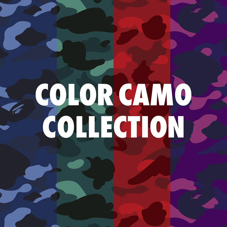 A BATHING APE�i�A �x�C�V���O �G�C�v�j�̃V���b�v�j���[�X�uCOLOR CAMO COLLECTION��A BATHING APE�v