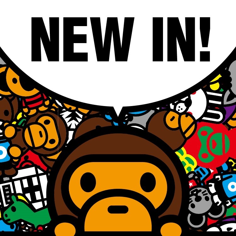 A BATHING APE�i�A �x�C�V���O �G�C�v�j�̃V���b�v�j���[�X�u�yNEW IN�z�V���A�C�e���v