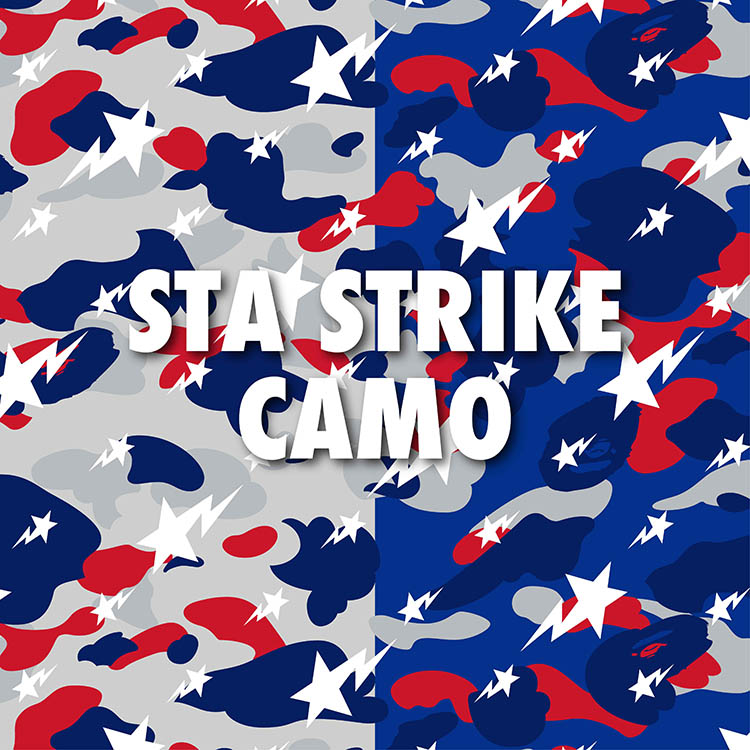A BATHING APE�i�A �x�C�V���O �G�C�v�j�̃V���b�v�j���[�X�u�yA BATHING APE�zSTA STRIKE CAMO COLLECTION�v