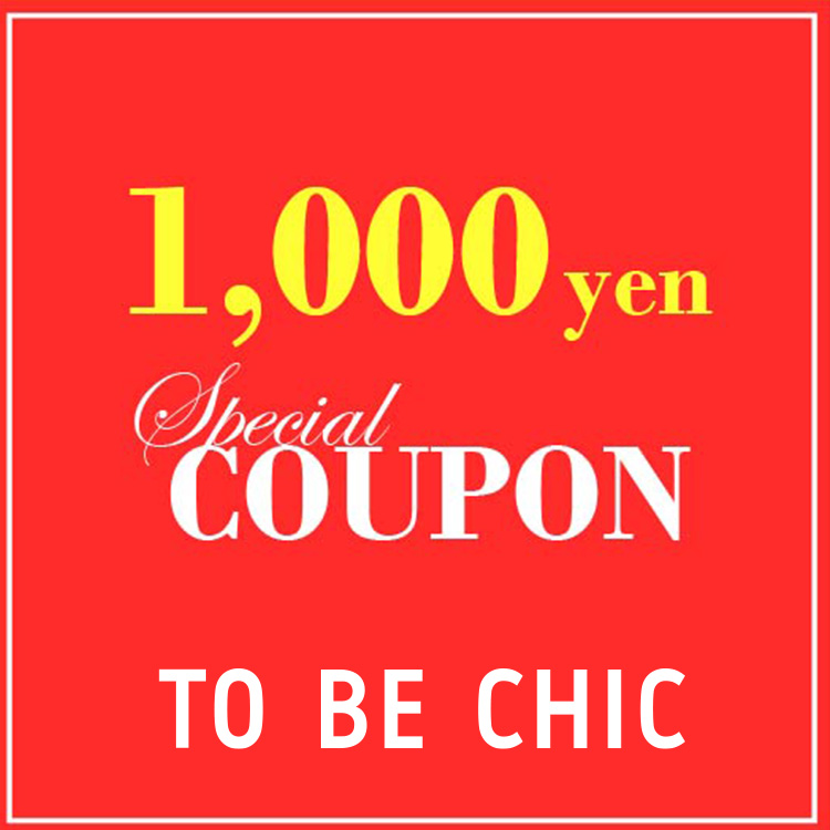 TO BE CHIC�i�g�D�[ �r�[ �V�b�N�j�̃V���b�v�j���[�X�u�y3���Ԍ���z1000�~�N�[�|���z�z���V�t�^�C���Z�[�����e�����J�ÁI�I�v