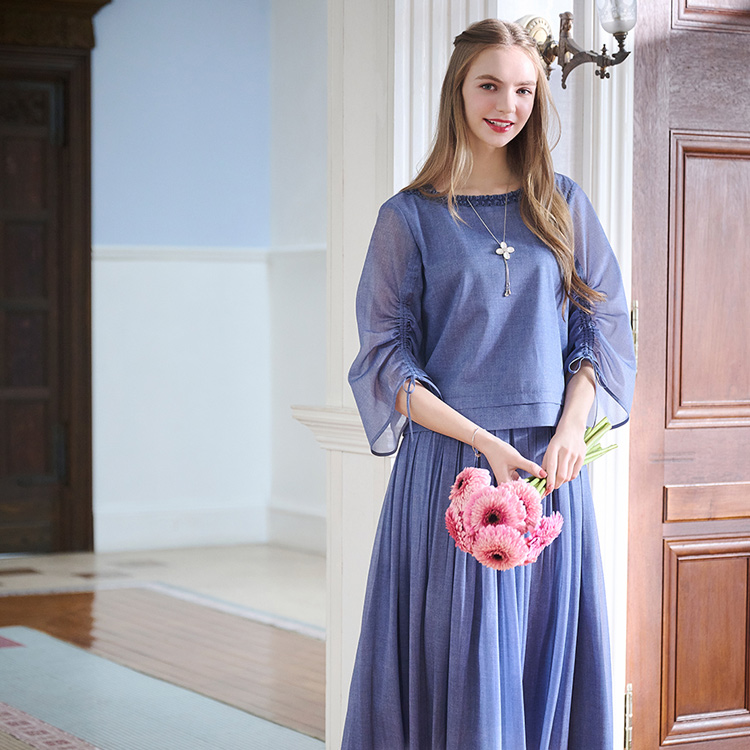 TO BE CHIC�i�g�D�[ �r�[ �V�b�N�j�̃V���b�v�j���[�X�uLumiere en Bleu Marine���f�j���v�����g�Z�b�g�A�b�v�v